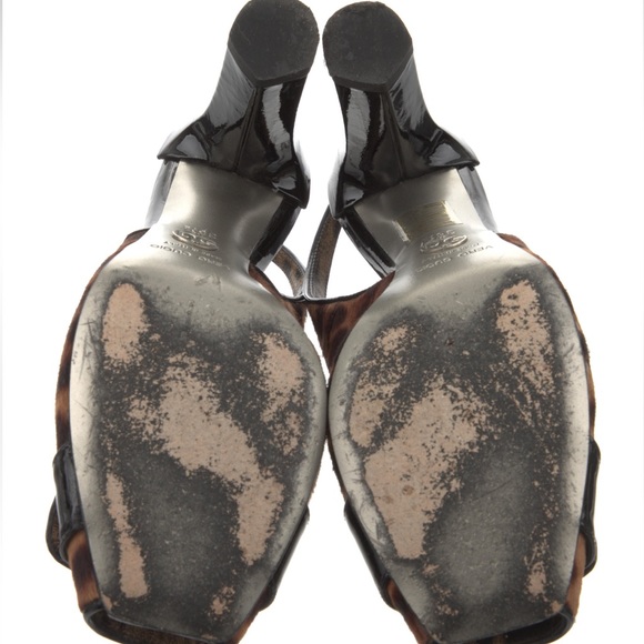 DOLCE AND GABBANA ponyhair slingback leopard pumps (Authentic pre-loved) - Picture 5 of 5